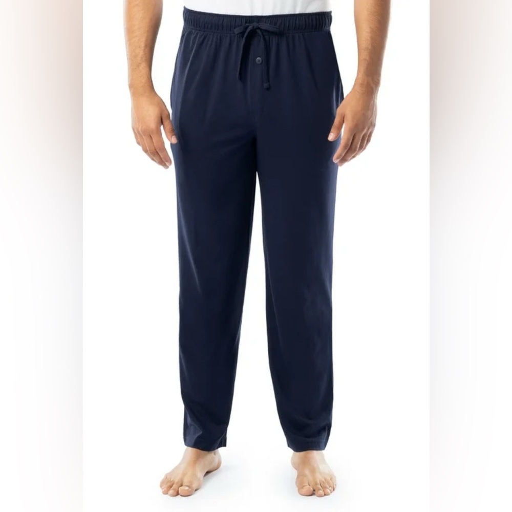 Fruit of the Loom Men's and Big Men's Jersey Knit Pajama Pants, Sizes S